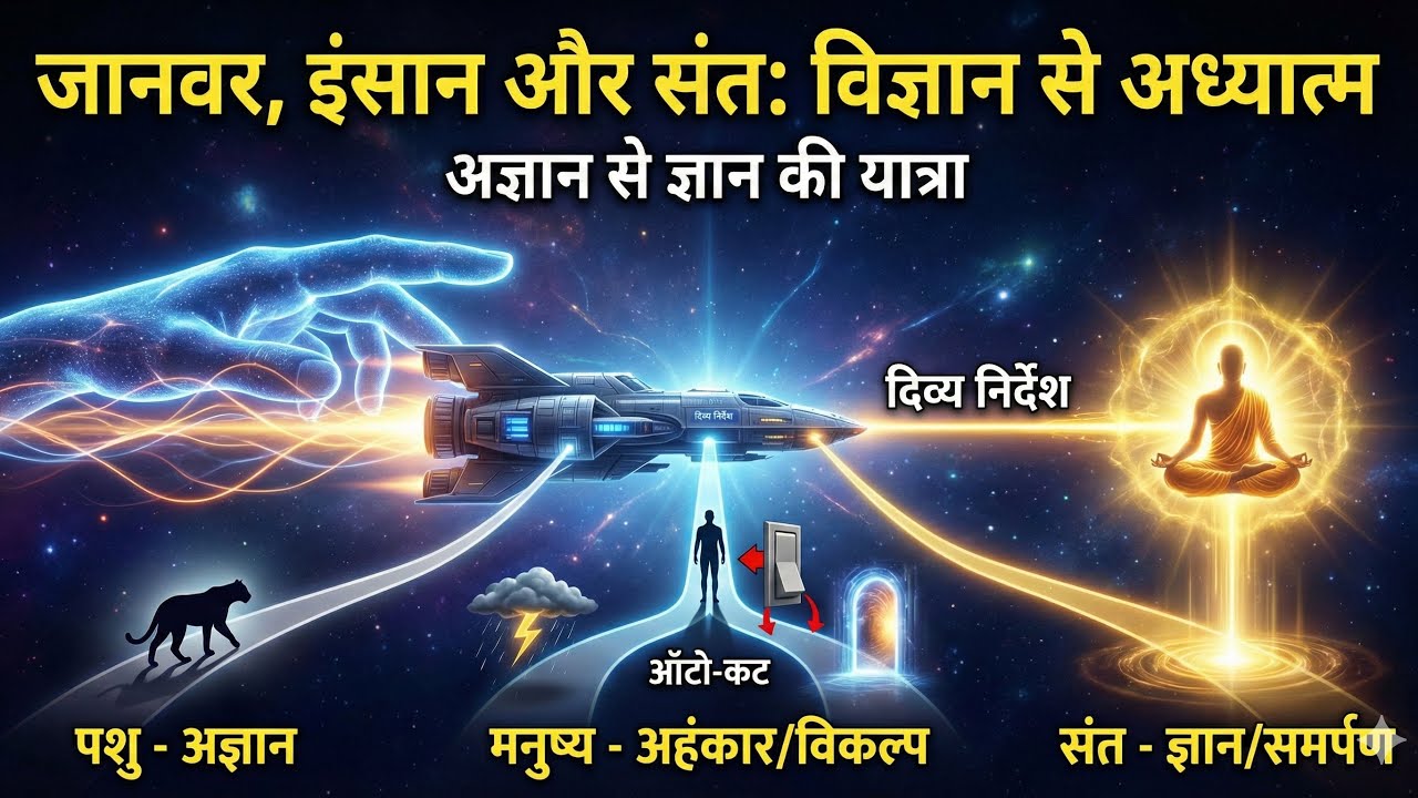 26/2/26 - पशु, मनुष्य और संत की चेतना का वैज्ञानिक विश्लेषण! The Science of Consciousness