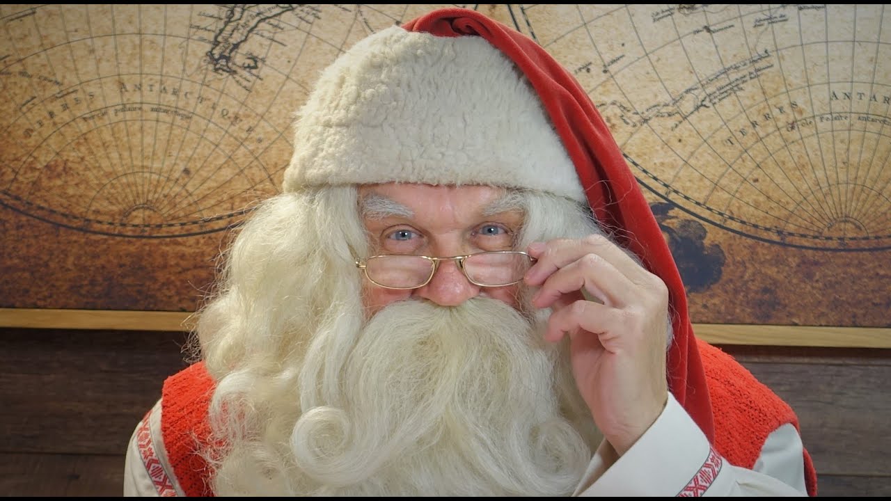 Joulupukin videotervehdys 😍🦌🎅🎄 Joulupukki video lapsille -  Joulupukin pajakylä Rovaniemi Lappi