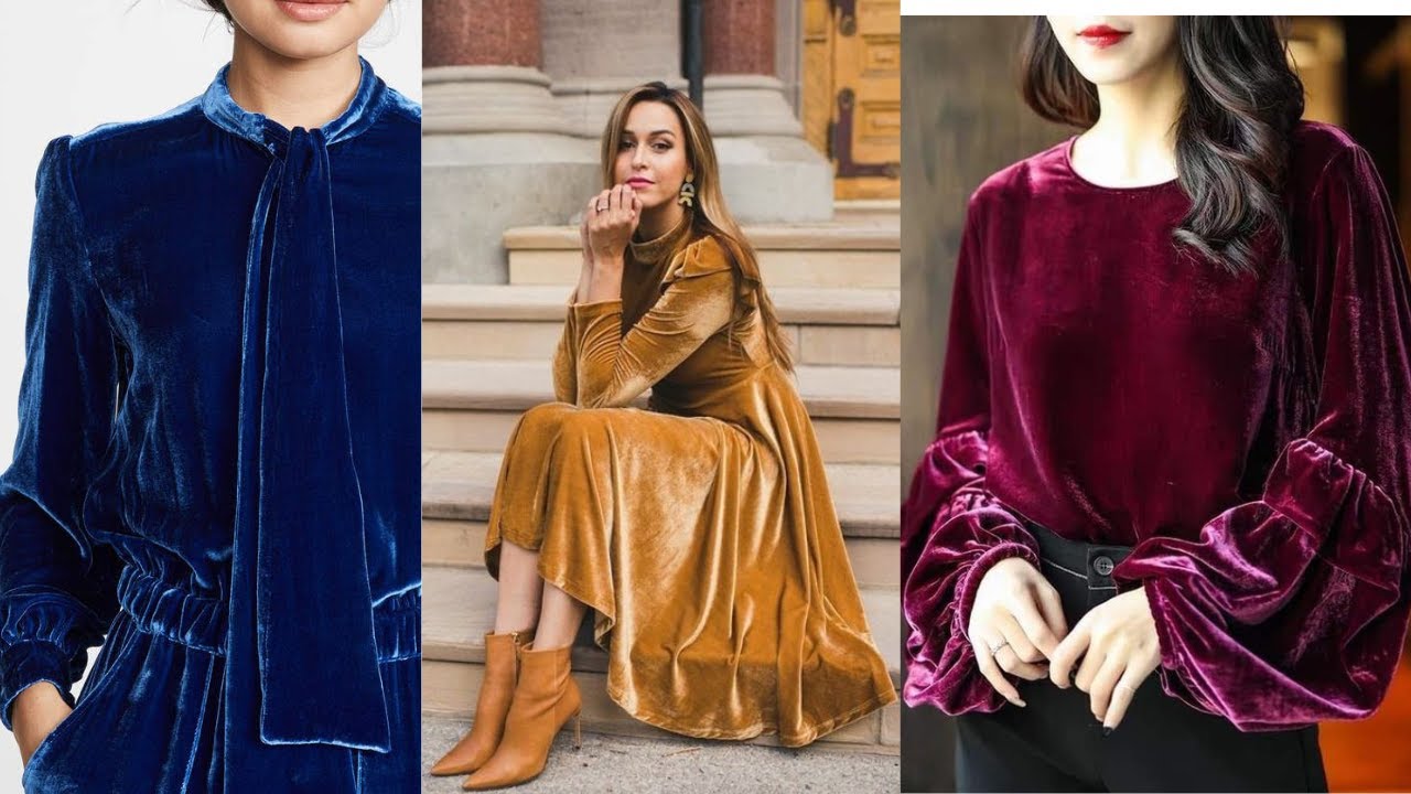 Velvet Dress Designs 2024/2025 | Latest Dress Designs For Girls | velvet frock design
