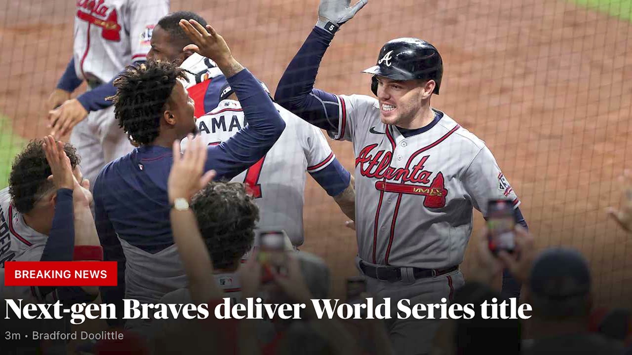 Braves Win 2021 World Series Bottom of the 9th, game 6, from Braves Radio Network