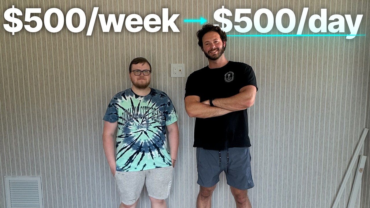 He went from making $500/week to $500/day with wallpaper installation
