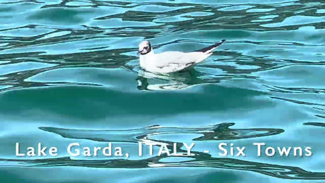 LAKE GARDA, ITALY  🎧4K  |  Six great locations visited by boat  |  ‘time stamps’ in the description