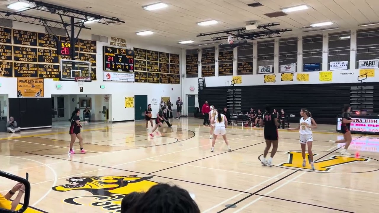 Ventura 72 vs Rio Mesa 33 B Anderson 23 pts, 8 rebs