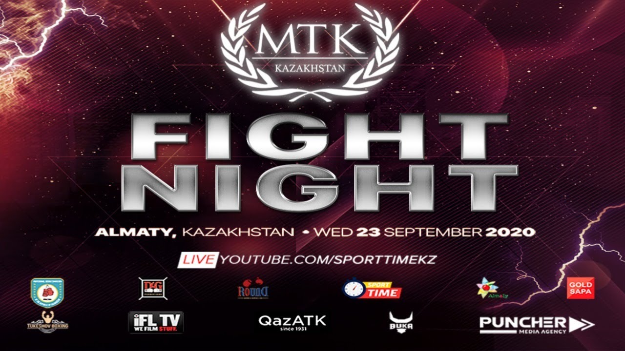 LIVE PROFESSIONAL BOXING! - MTK KAZAKHSTAN PRESENTS .. 'FIGHT NIGHT' / FULL CARD (ALMATY)