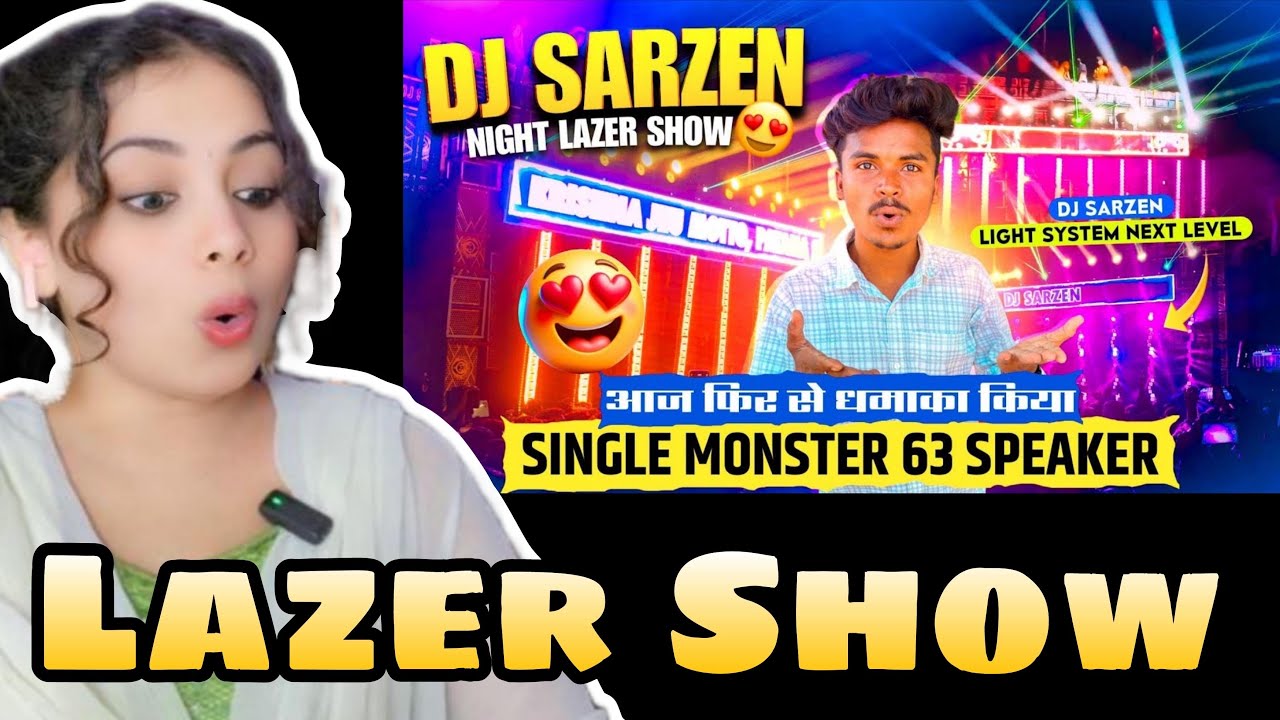 Dj Sarzen Lezer Show Single Monster के साथ Only 63 Spekar धमाका Motto Mela Update 2026 | REACTION 