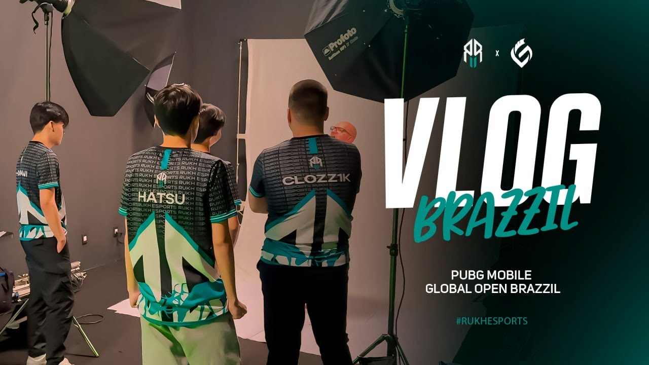 RUKH ESPORTS:  PUBG MOBILE GLOBAL OPEN BRAZIL. VLOG