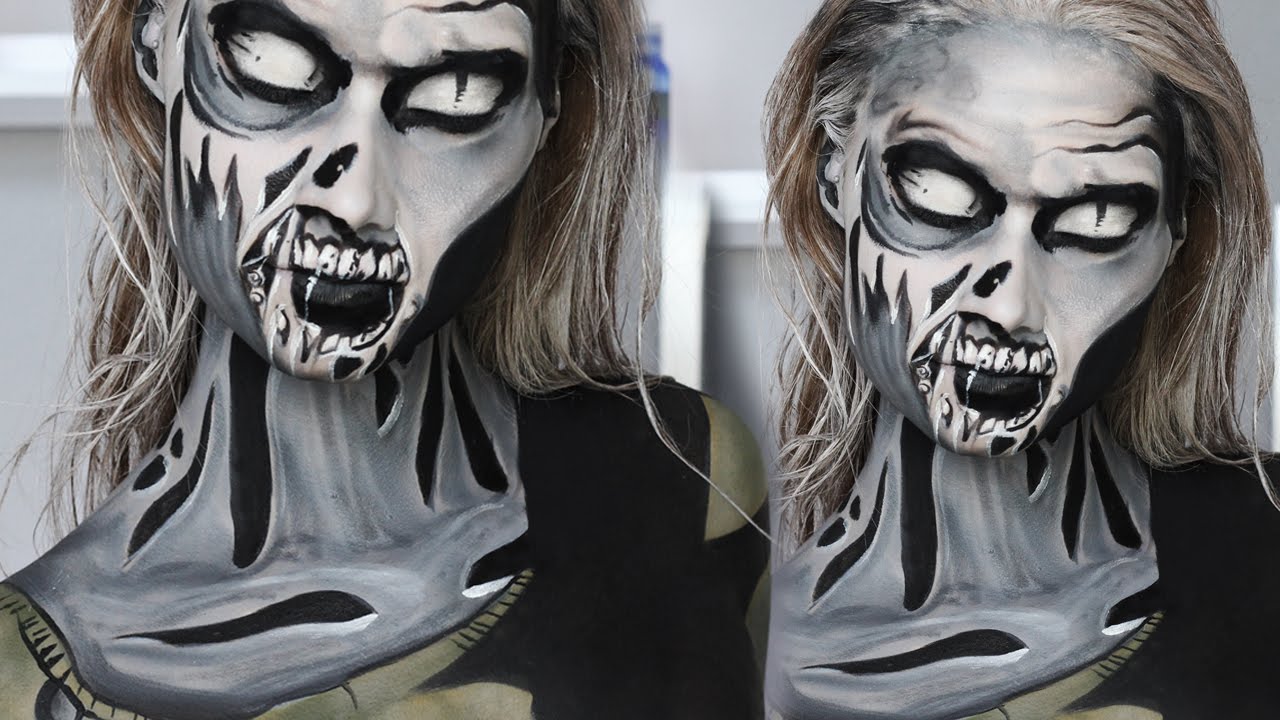 The Walking Dead Comic Zombie Makeup Tutorial