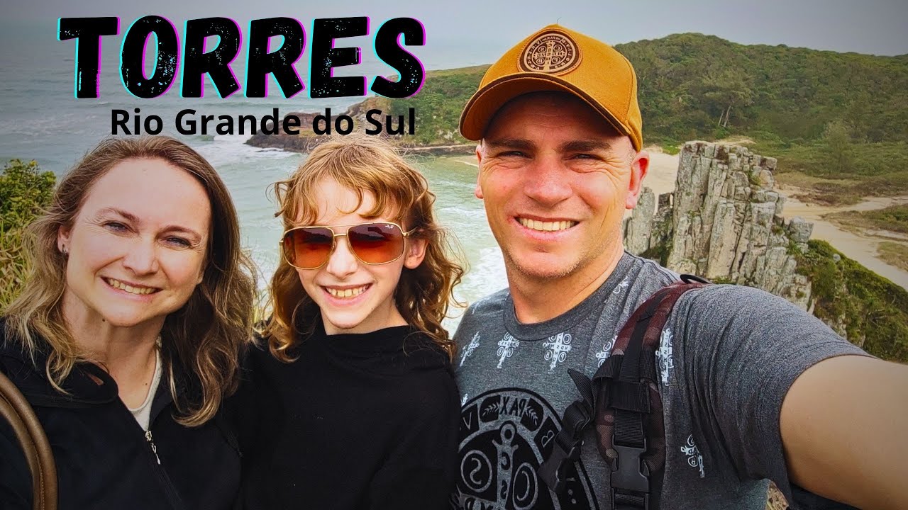 PASSEIO NA PRAIA DE TORRES RS - BALNEÁRIO GUARITA