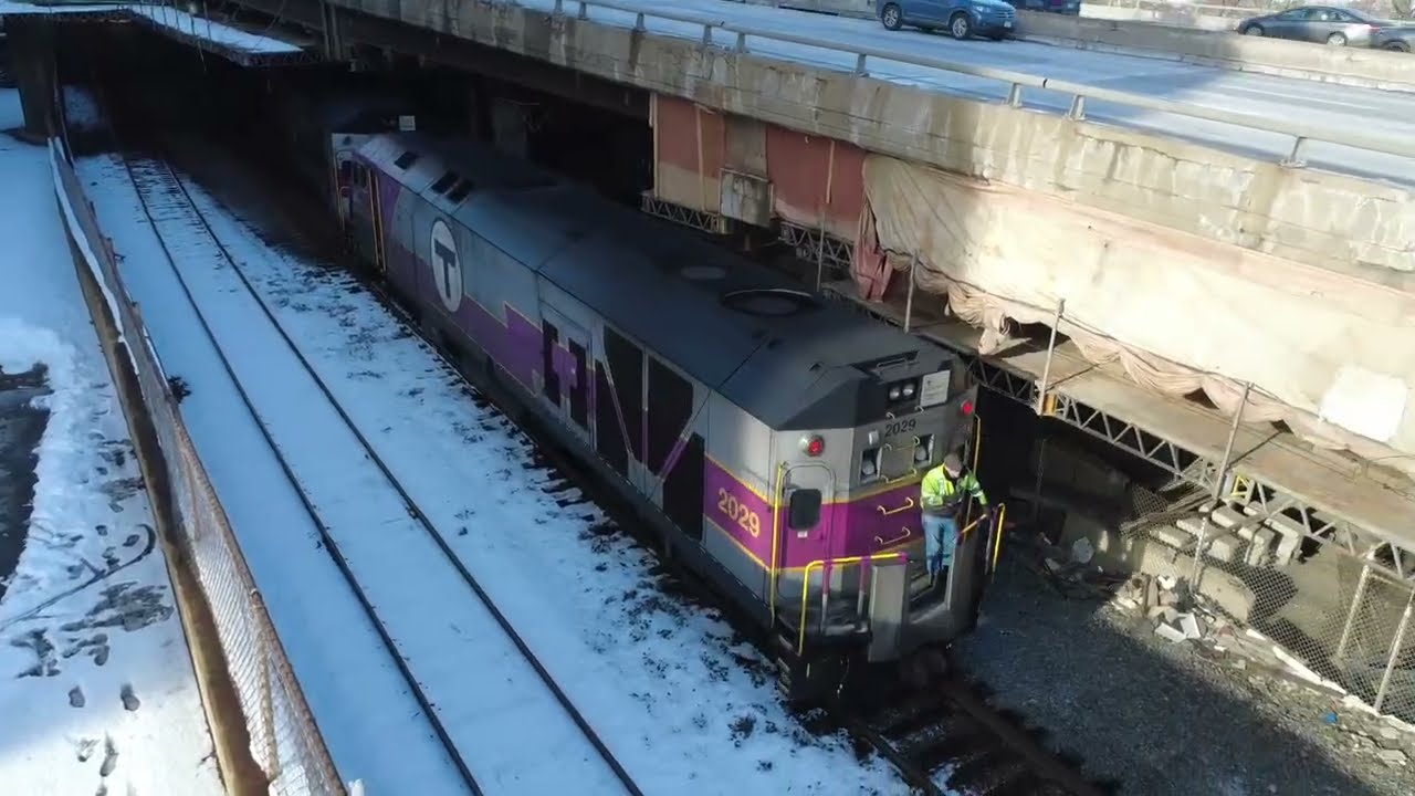 Trackside with the Readville Switcher