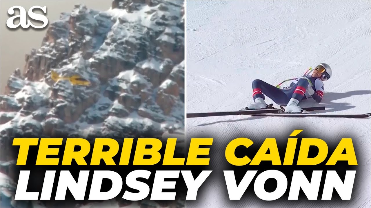 El MOMENTO en que EVACÚAN a LINDSEY VONN tras su ESTREMECEDORA CAÍDA en MILANO CORTINA 2026