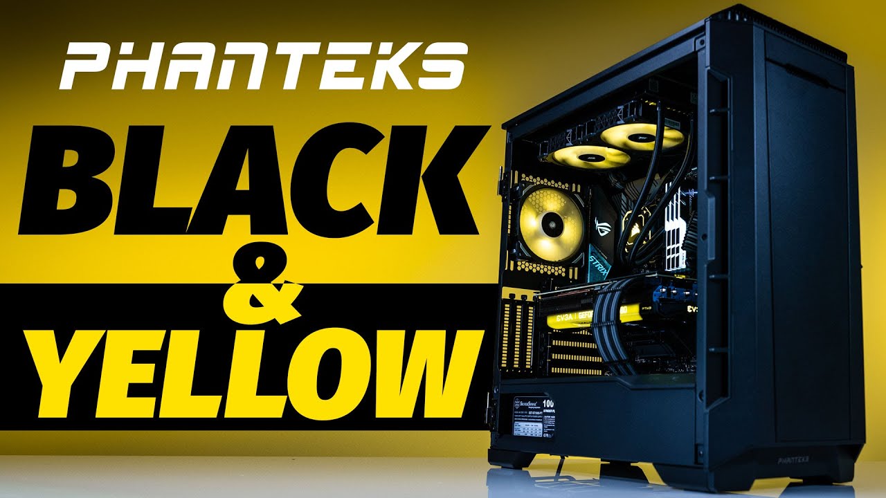 Phanteks P600s Black and Yellow Build | Robeytech