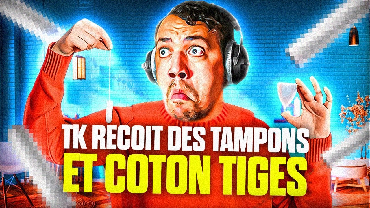 TK REÇOIS DES TAMPONS ET COTON-TIGES 😂 IL S'EMBROUILLE AVEC UN ABONNÉ 🤬 - BESTOF THEKAIRI78