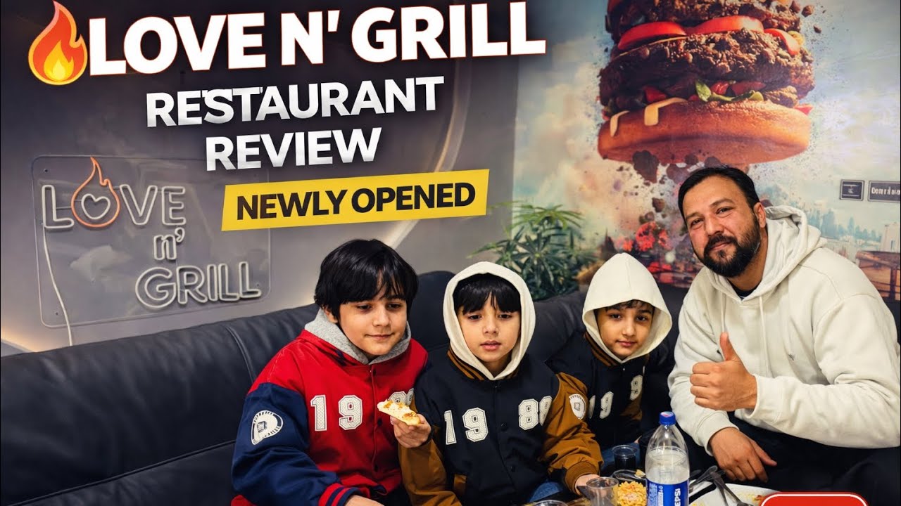 Haripur New Restaurant Review | Love N’ Grill 🍔🍕 Kids Loved It l @farhanclickß 