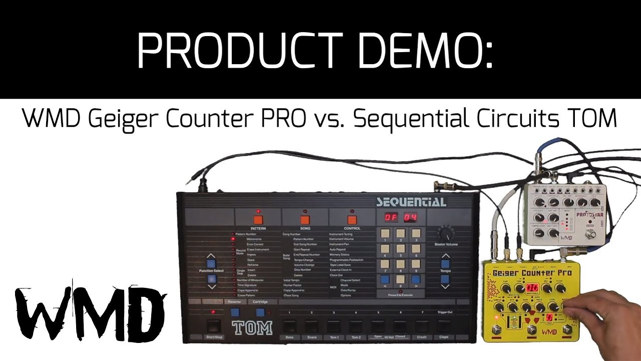 WMD Geiger Counter PRO vs. Sequential Circuits TOM