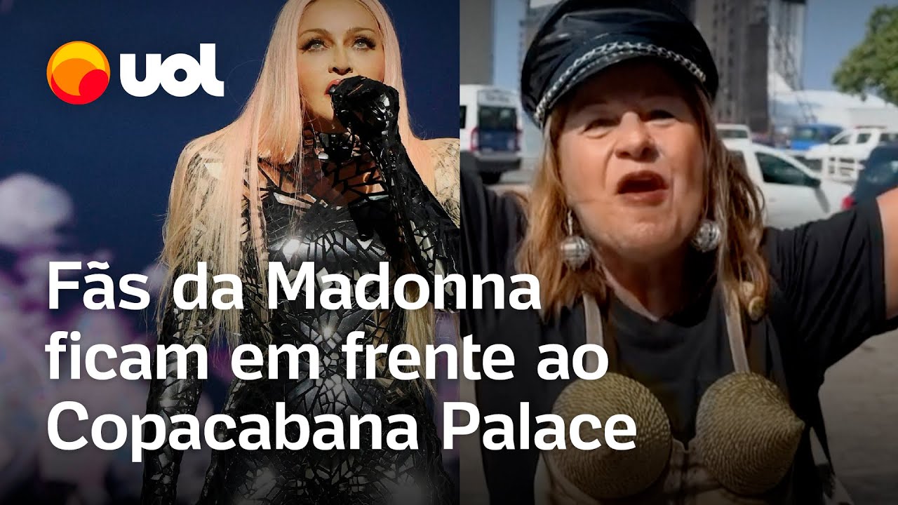Madonna no Rio: Legião de fãs de Madonna ficam em frente ao Copacabana Palace
