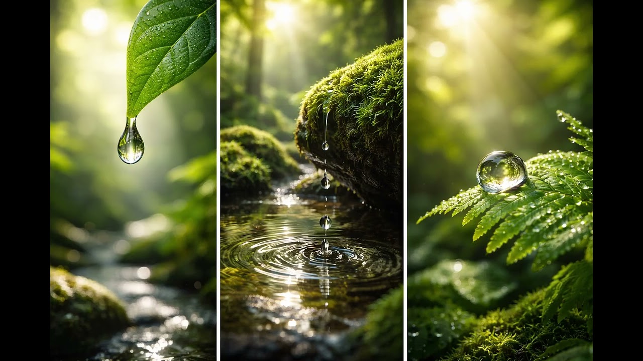Where drops become silence - for concentration, studying and sleeping