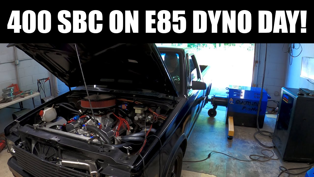 400-кубовый двигатель SBC на E85 против замеров на динамометрическом стенде. Удивительно неплохая...