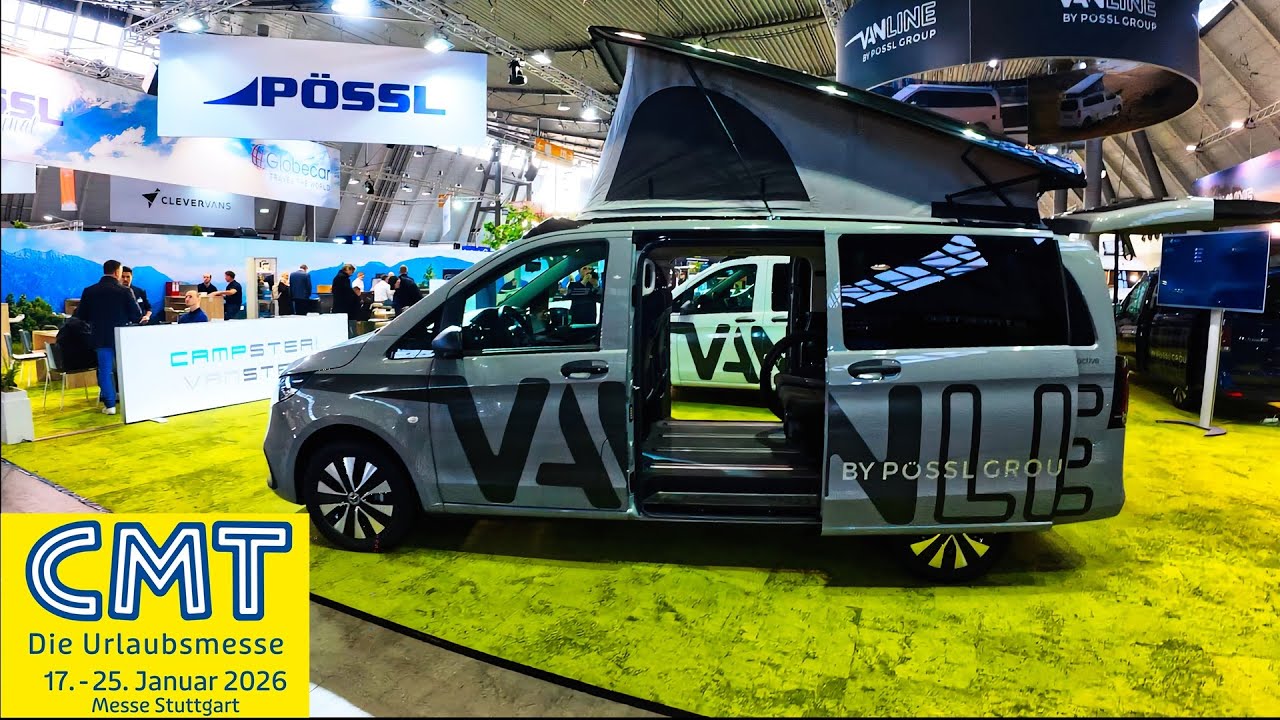POSSL VANSTAR ACTIVE VANLINE 2026 MERCEDES VITO CAMPER CONVERSION 2026 CMT STUTTGART 2026
