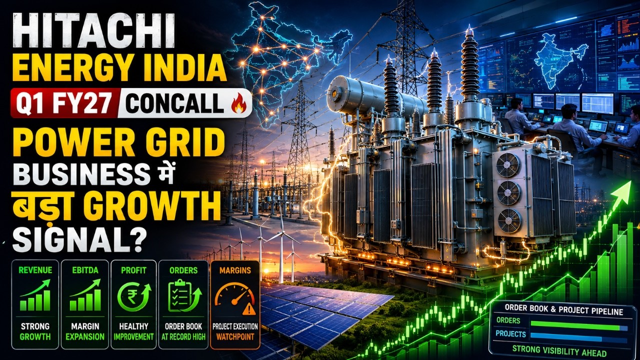 Hitachi Energy India Q1 FY27 Concall | Transformers, Orders, Profit & Margins | Analysis
