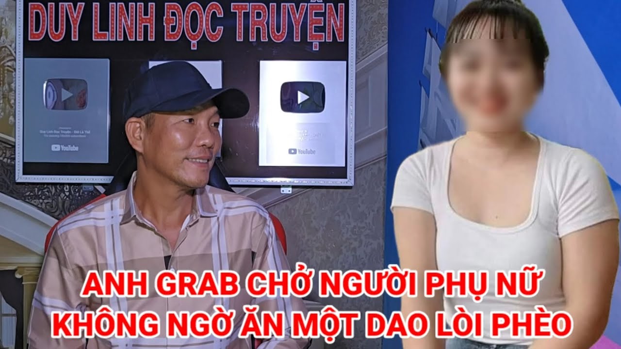 Thanh niên chở người phụ nữ bất ngờ bị ăn dao lòi phèo và cái kết