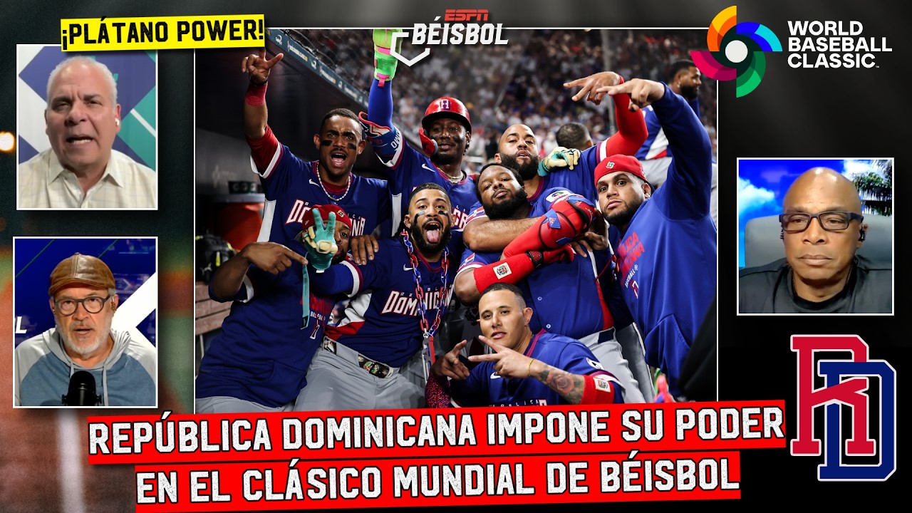 República Dominicana SE CONSOLIDA como la GRAN FAVORITA para ganar el Clásico Mundial | ESPN Beisbol