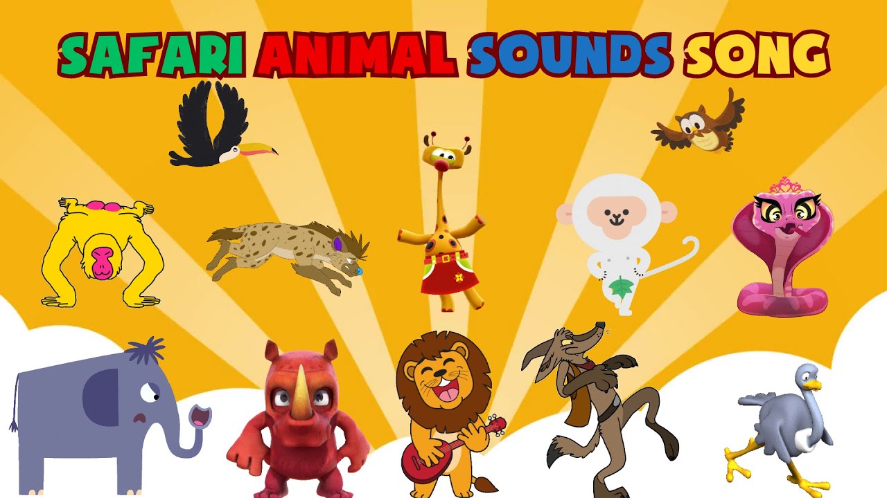 Safari Animal Sounds Song N22T6 | Animal Sounds Song for Kids | Kids TV Education