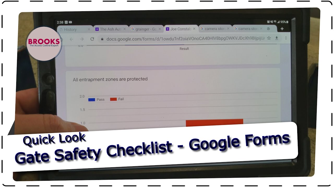 Google Forms for Your Companies Checklists - Gate Safety