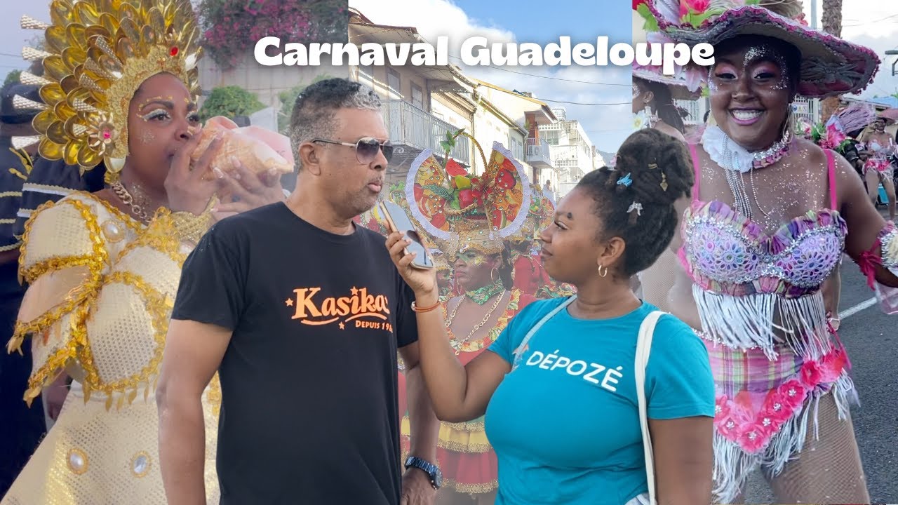24H avec nous au Carnaval de Guadeloupe ( Défilé avec Kasika & Microtrottoir) || Biznès Vlog