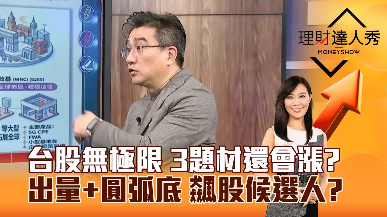 【理財達人秀】台股無極限 3題材還會漲？ 出量+圓弧底 飆股候選人？｜李兆華、楊雲翔 2026.01.20 part6