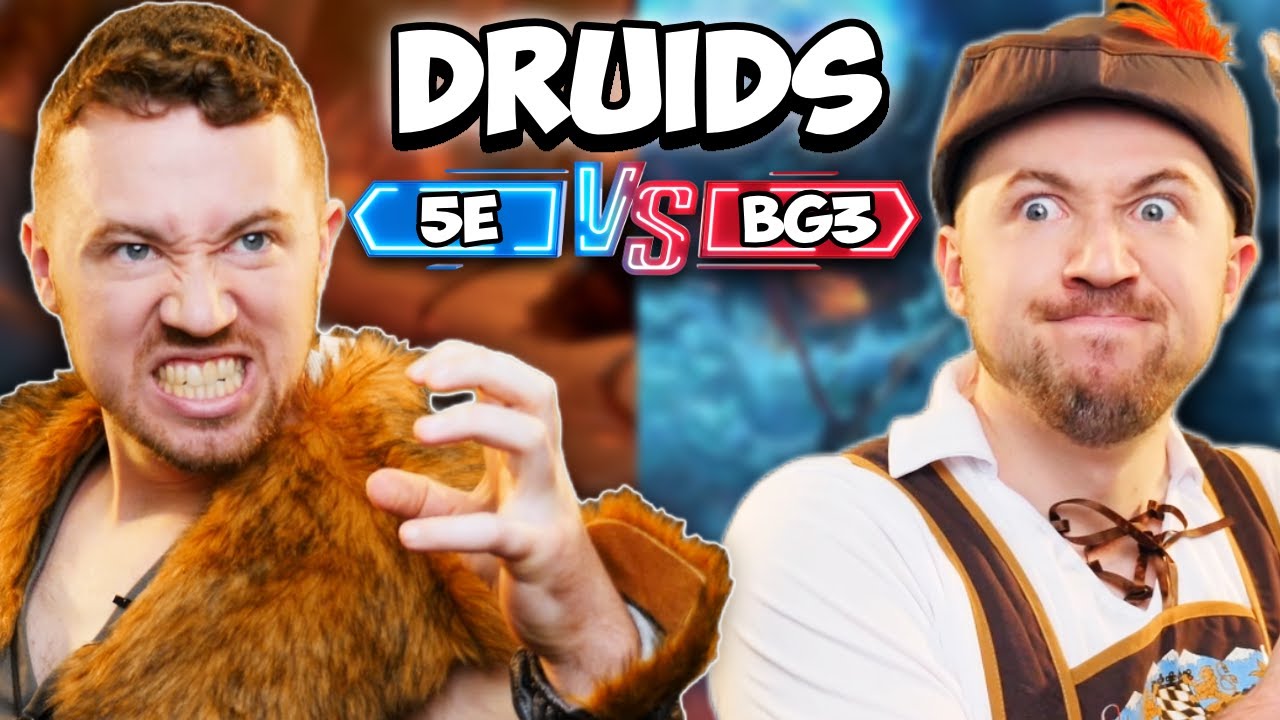 5th Edition VS Baldur's Gate 3: Druids