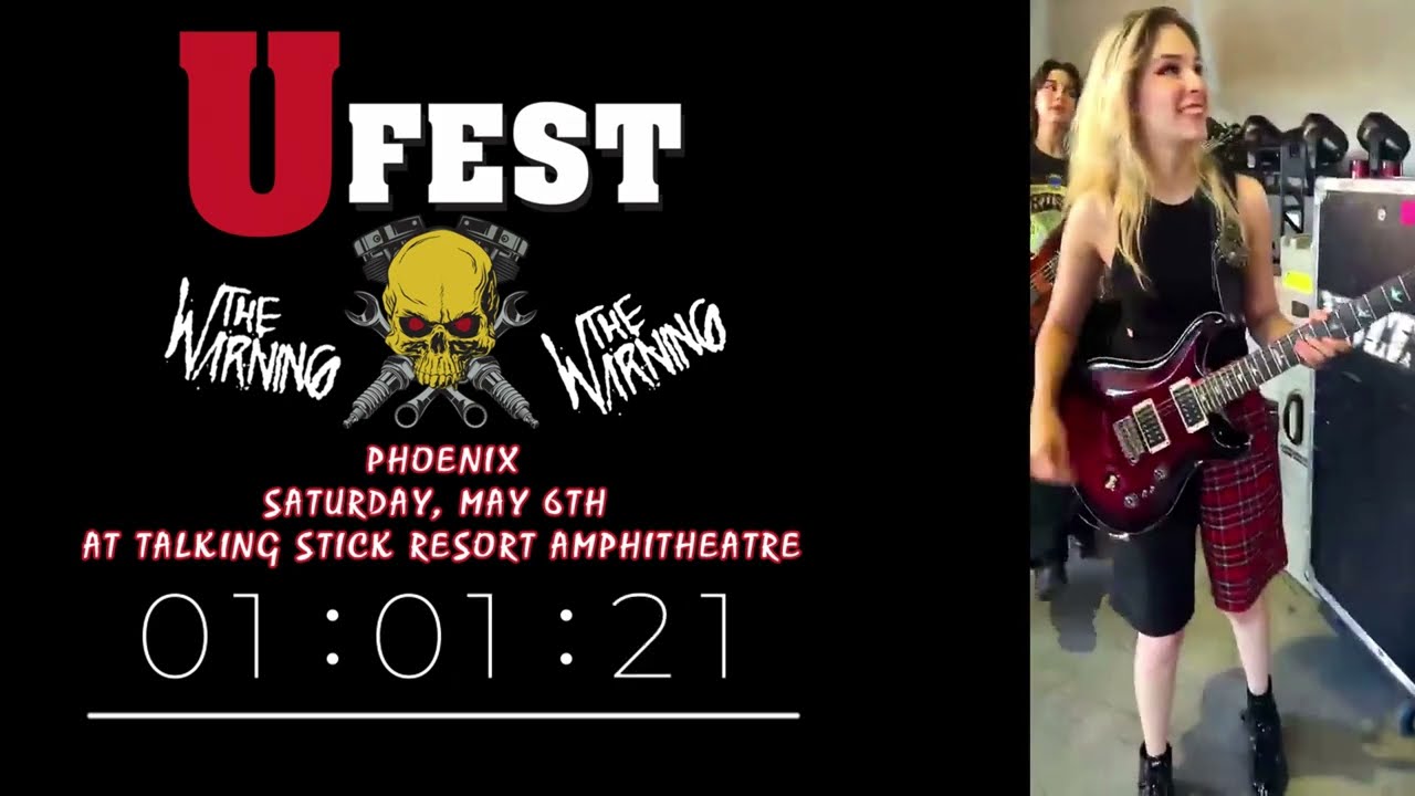 THE WARNING - Pau Cam AND Full Set at UFEST (5-6-23) 4K!