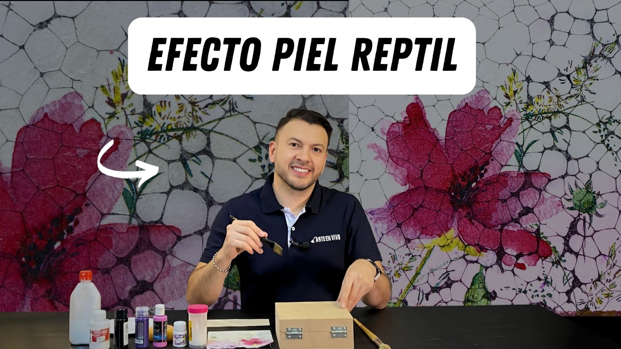Técnica Jacareado con Decoupage [ Craquelador de un solo Paso ] - 2025 ( TUTORIAL COMPLETO)