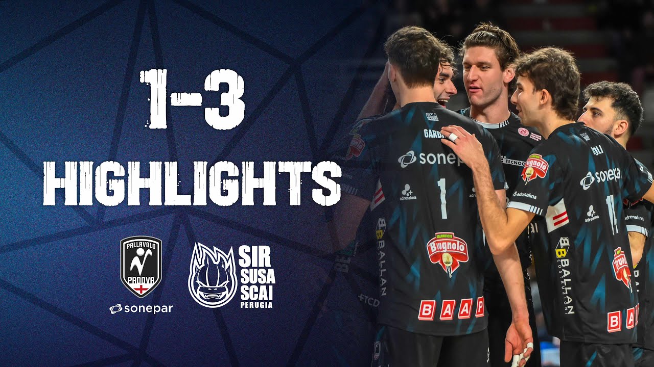 Highlights Sonepar Padova - Sir Susa Scai Perugia | 1° febbraio 2026