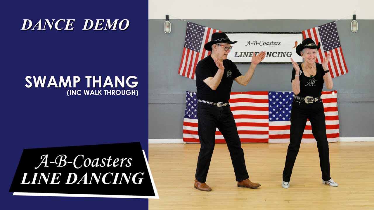 SWAMP THANG - Line Dance Demo & Walk Through