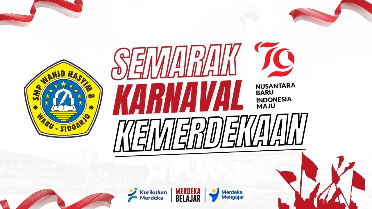 Semarak Karnaval Kemerdekaan RI Ke-79 SMP Wahid Hasyim 8 Waru