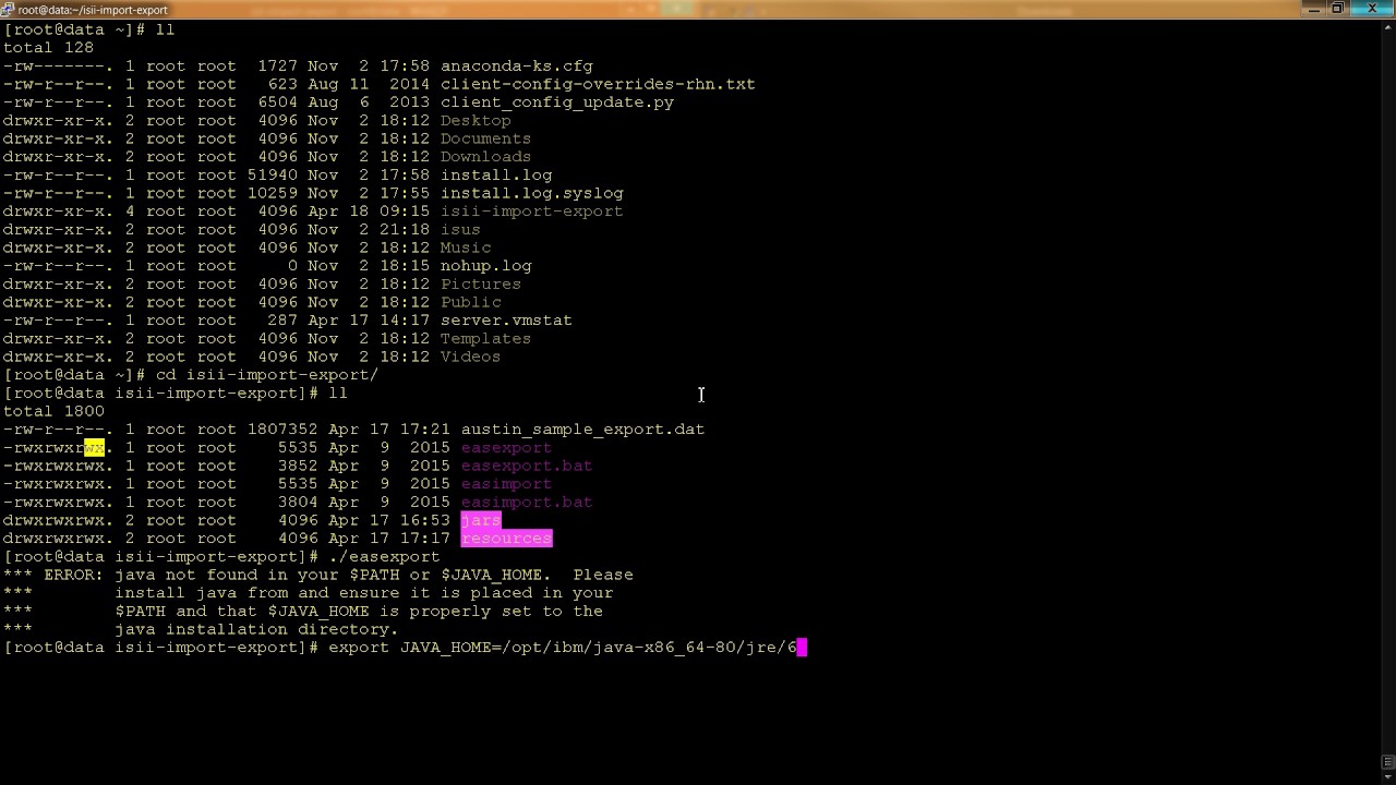 ISII: Performance Troubleshooting and Import Export utility