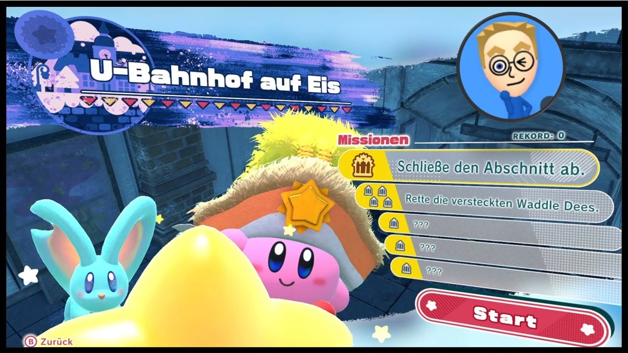 U-Bahnhof auf Eis 100% - Kirby und das vergessene Land [Walkthrough]