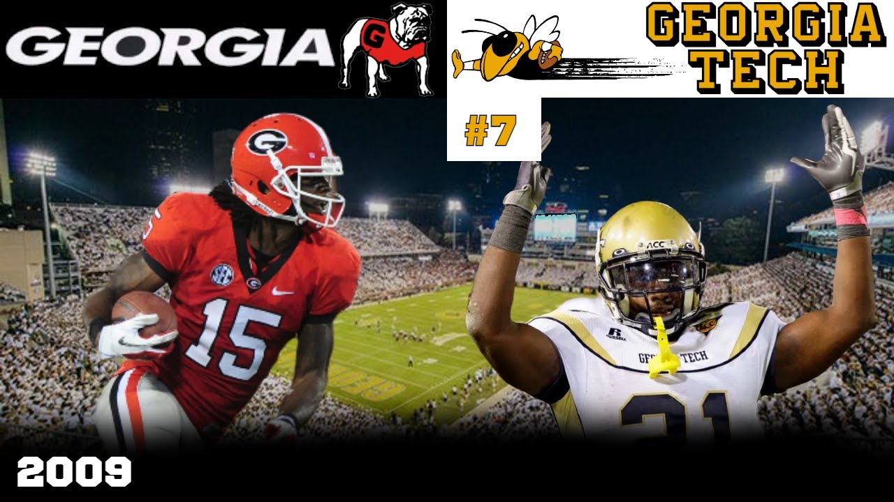 A Close Rematch of Clean, Old-Fashioned Hate! (Georgia Vs. #7 Georgia Tech, November, 2009)