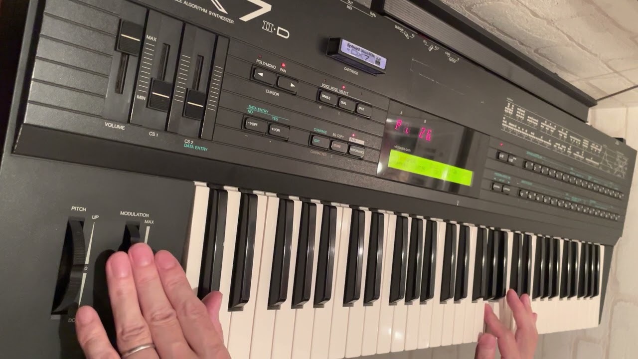 ソーサリアン / 天の神々たち（天上界） をDX7IIで弾いてみた