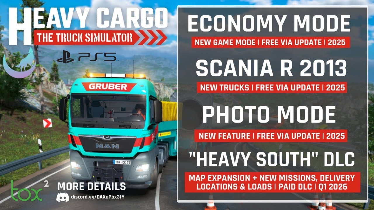 Huge update for Heavy Cargo the Truck Simulator coming soon | PS5