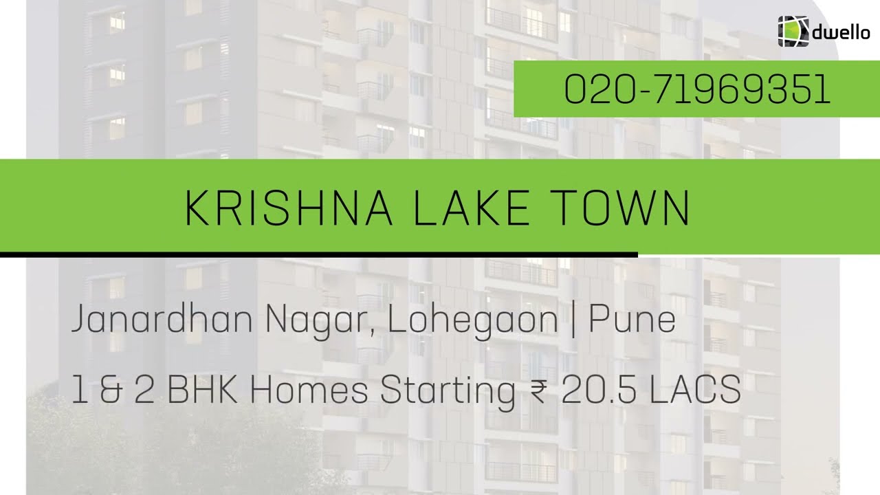 Krishna Lake Town - 1 & 2 BHK Homes in Pune | Dwello
