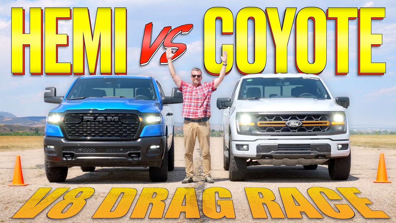 The Ram HEMI V8 RETURNS to the Drag Strip: But Is It FASTER Than Ford's Coyote V8 F-150?