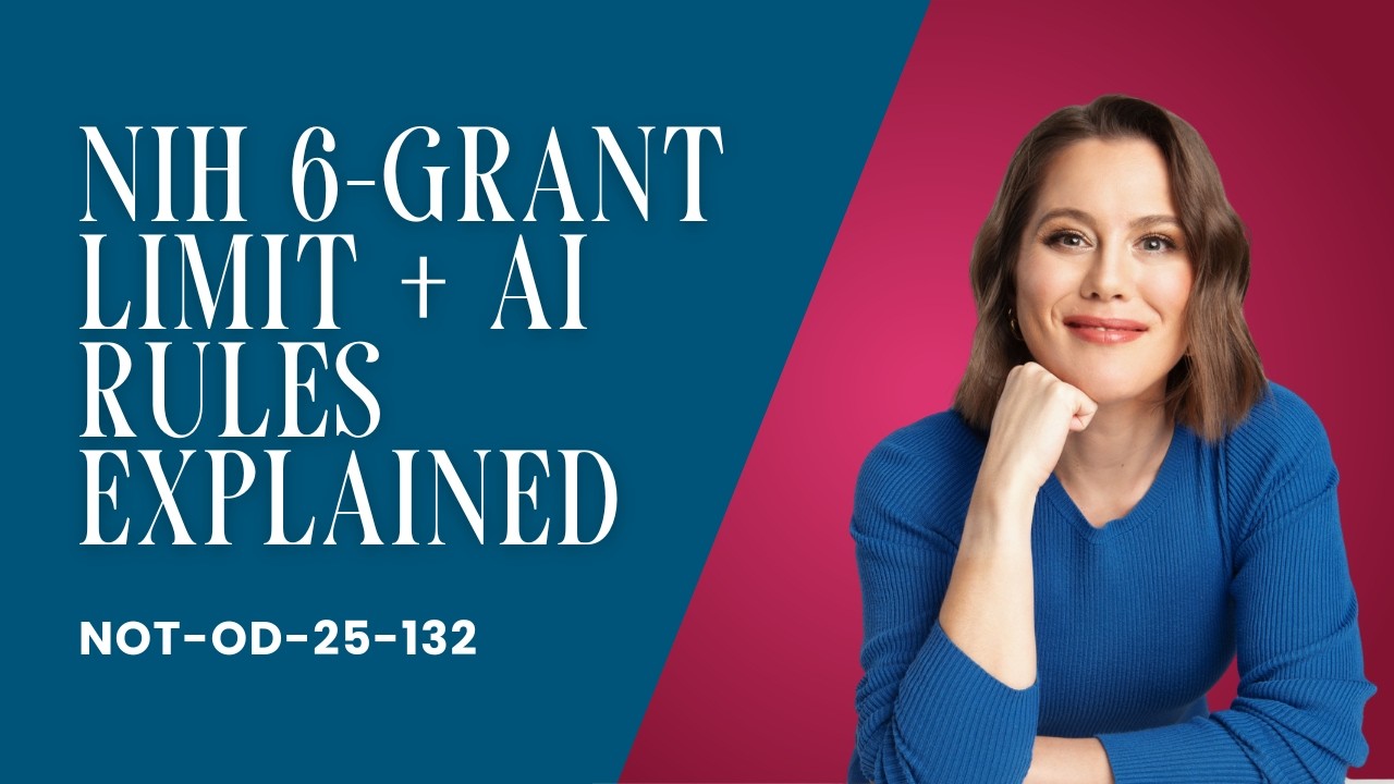 NIH Policy Update 2025: 6-Grant Limit + AI Rules Explained (NOT-OD-25-132)
