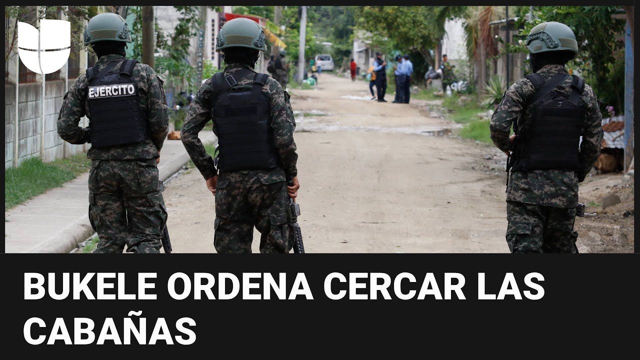 8,000 militares y policías cercan una región de El Salvador en busca de pandilleros