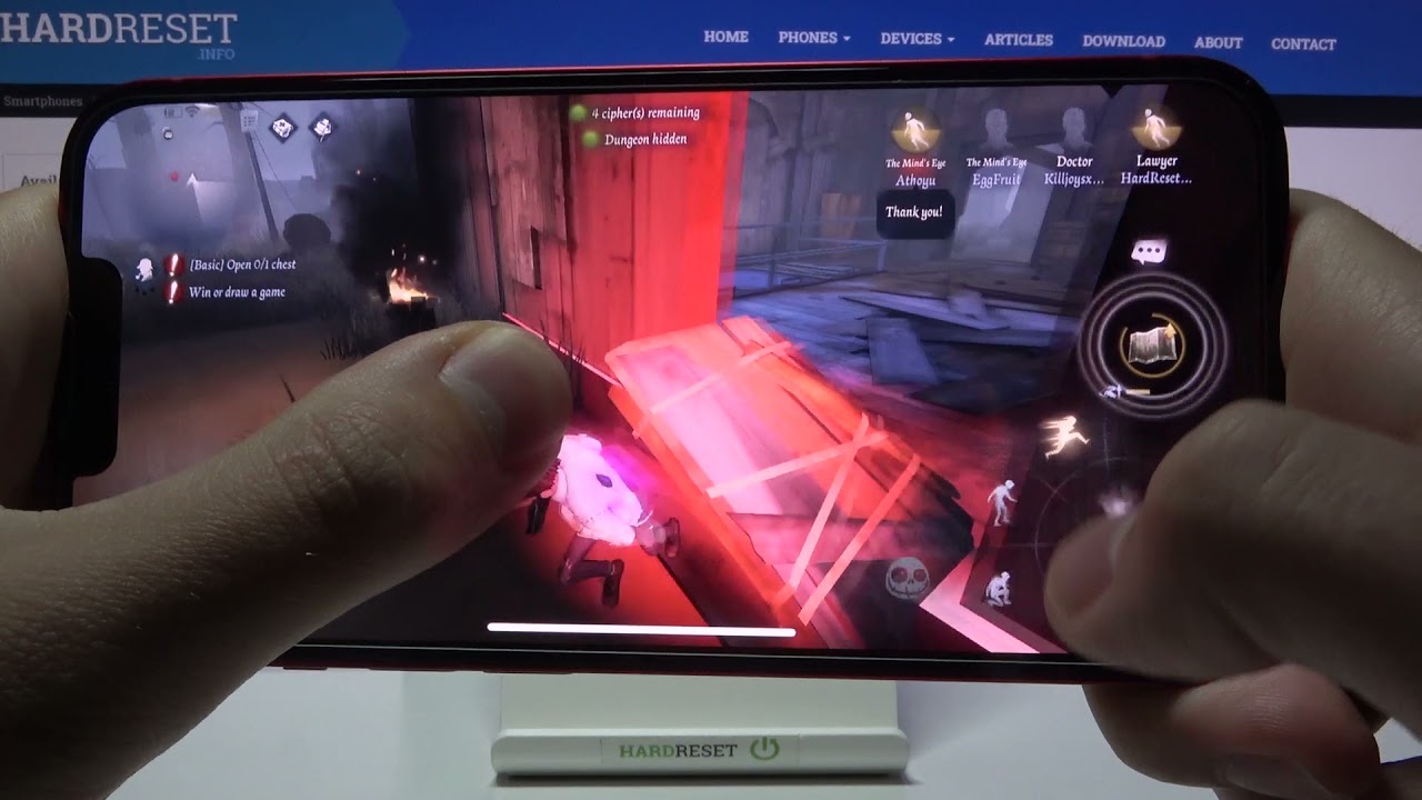 Тест производительности iPhone 13 в Identity V / iPhone 13 Геймтест Identity V Game