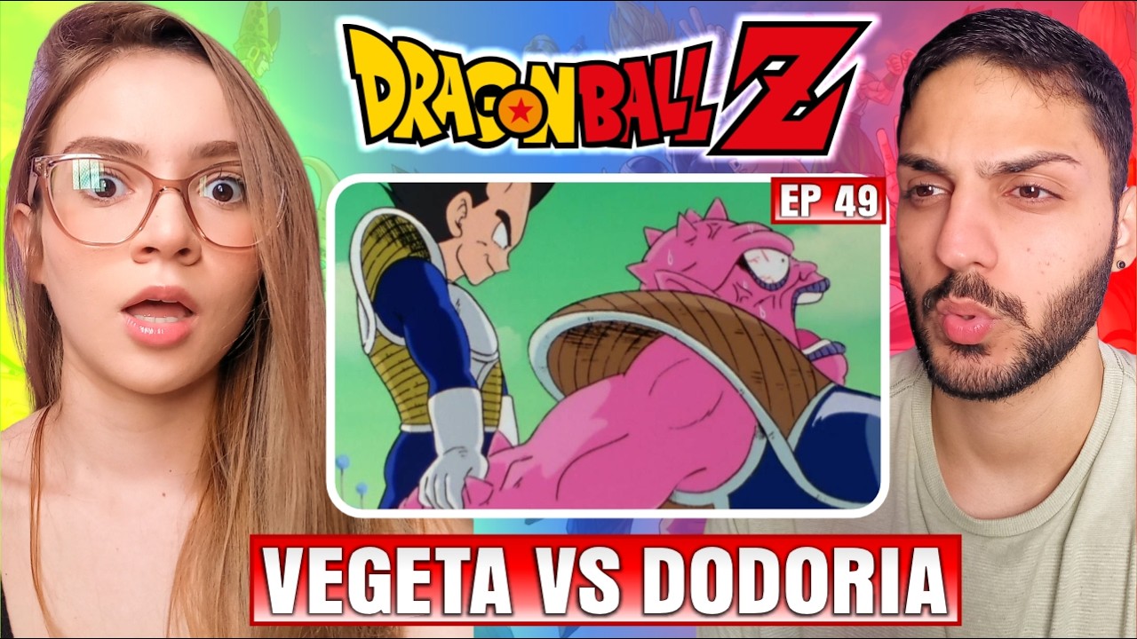 (VEGETA AINDA MAIS FORTE) Professora de Geografia assiste DRAGON BALL Z｜EPISÓDIO 49｜REACT