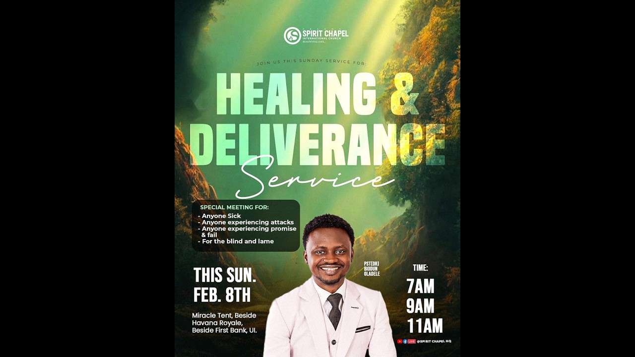 HEALING AND DELIVERENCE SERVICE WITH PASTOR (DR) BIODUN OLADELE || FEBUARY 8TH 2026