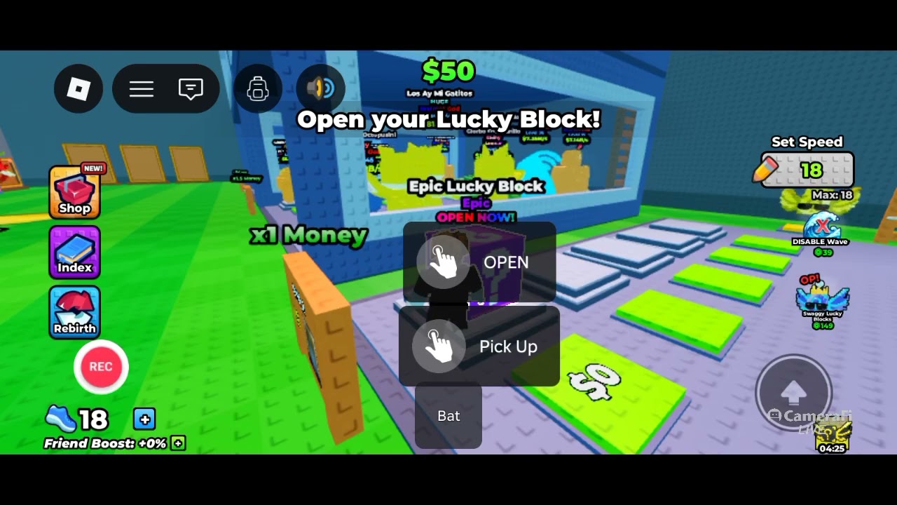 Roblox game play first video