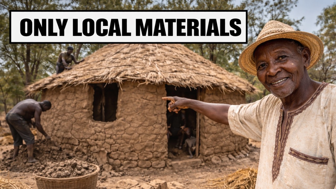 How Africans Build Strong Homes Using Only Local Materials
