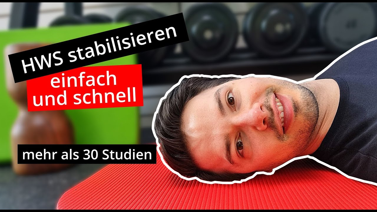 HWS stabilisieren - 3 einfache &Uuml;bungen gegen Kopf- und Nackenschmerz